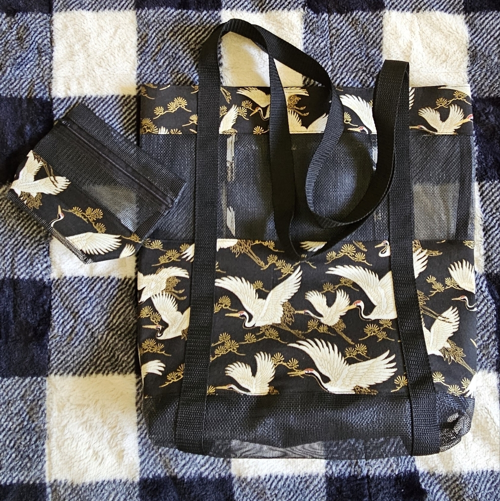 Japanese style shopper and wallet